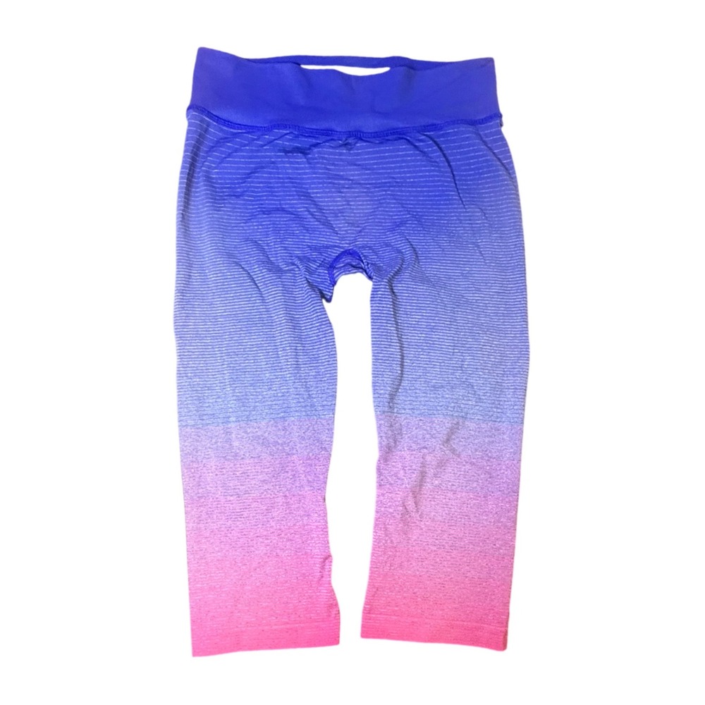 Brooks Running Capri Leggings Gradient Athletic‎ Workout Yoga Pants M